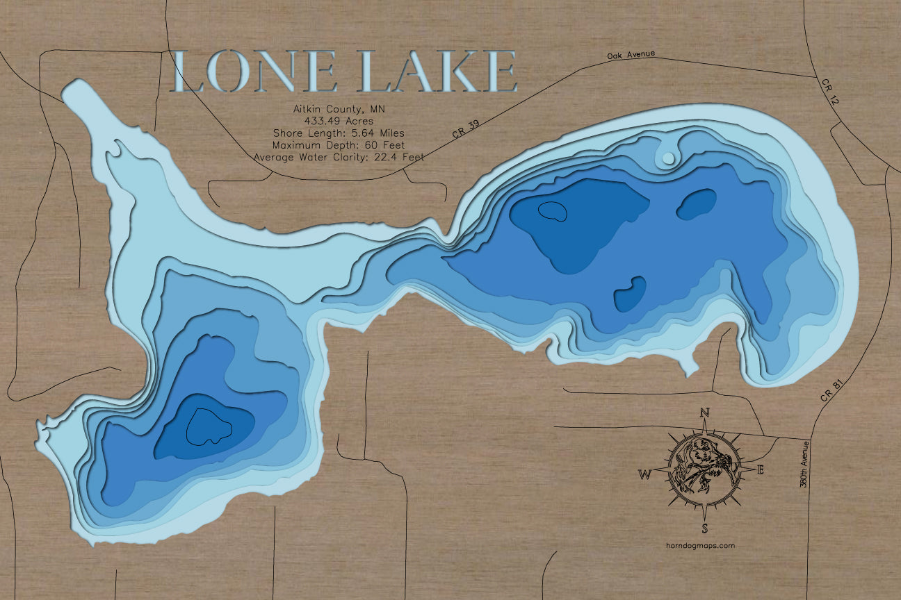 Lone Lake in Aitkin County, MN