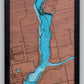 3d Lake Map of Cross Lake in Pine County, MN