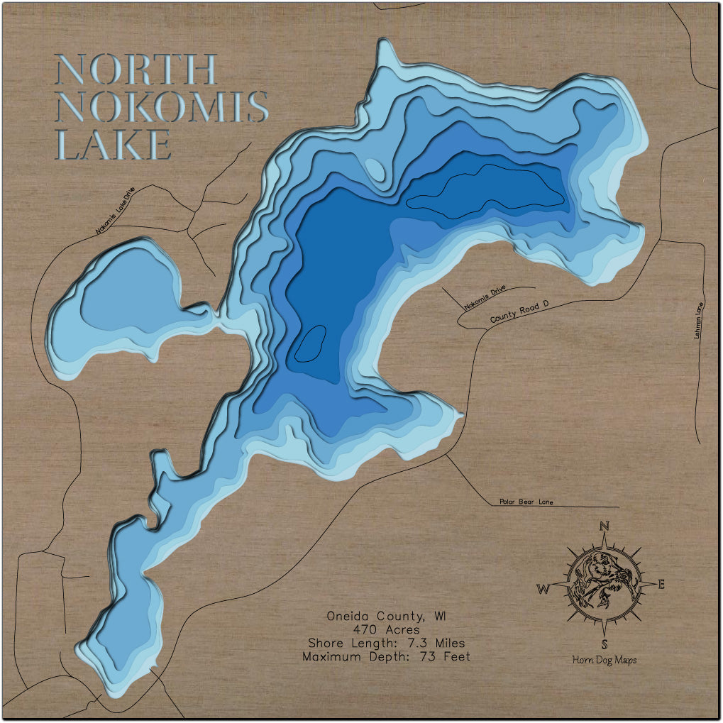 North Nokomis Lake in Oneida County, MN
