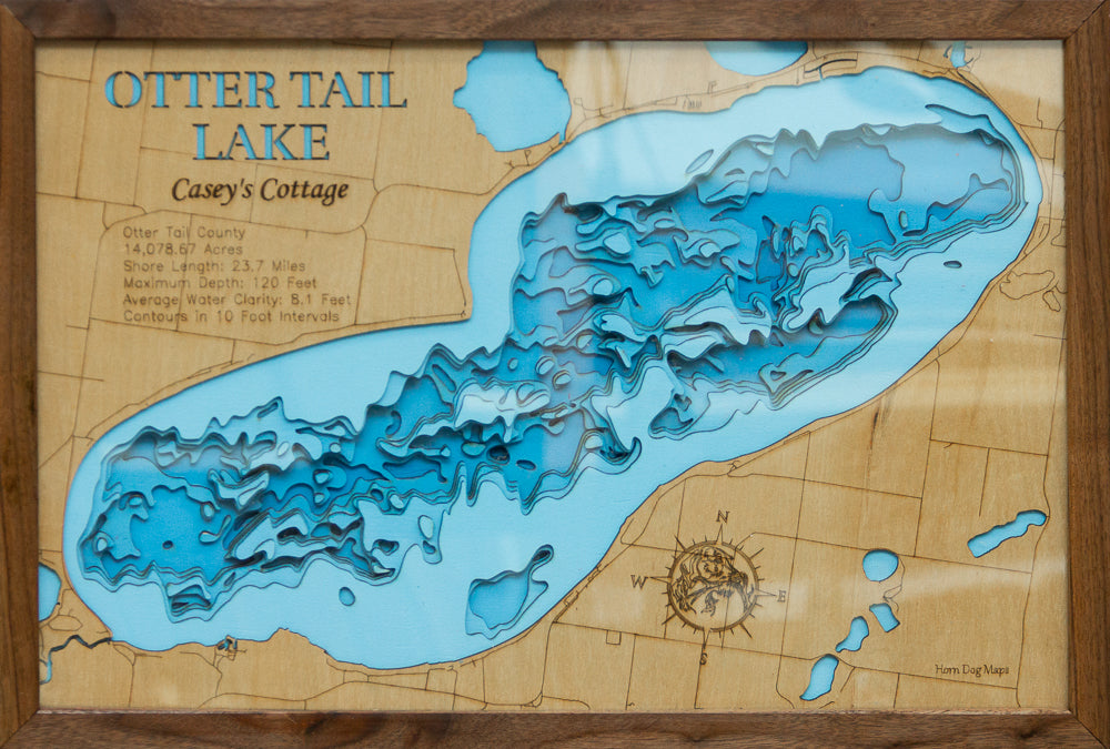 Otter Tail Lake in Otter Tail County, Minnesota