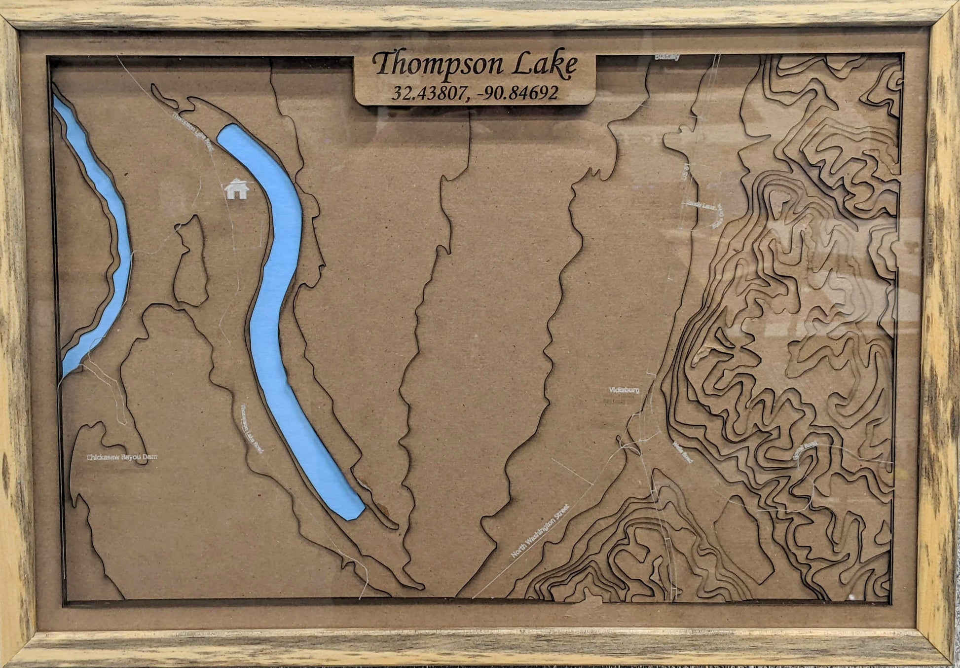 Thompson Lake Topographical Map
