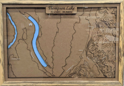 Thompson Lake Topographical Map