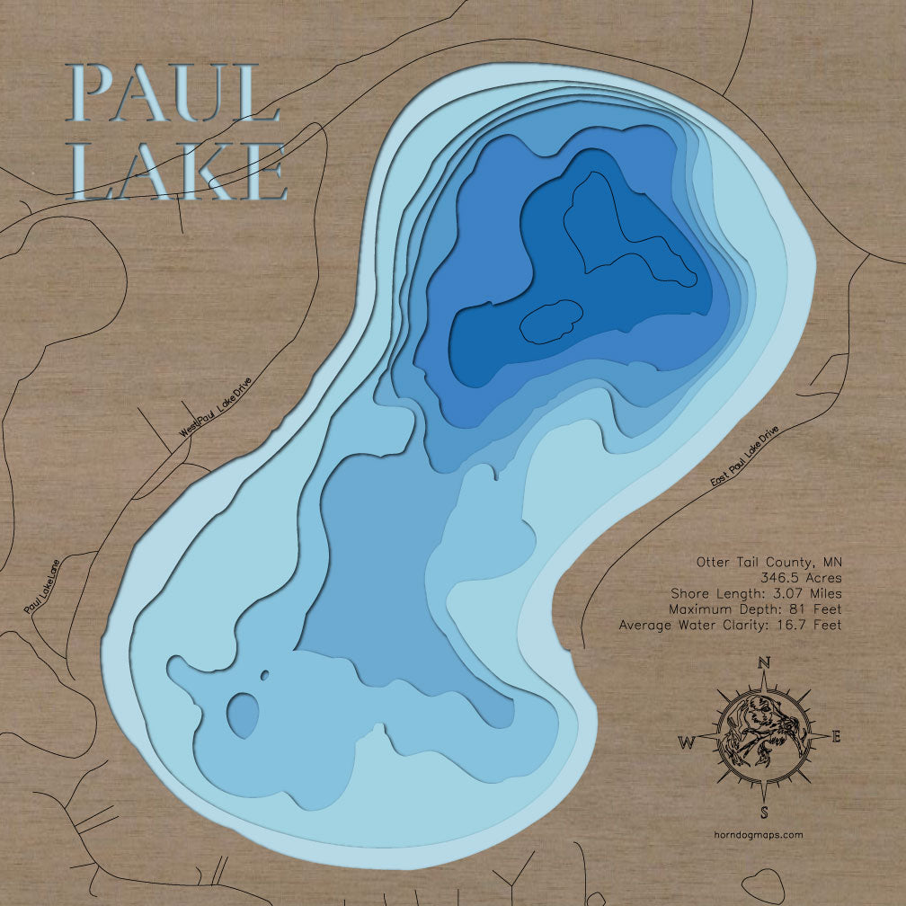 Paul Lake in Otter Tail County, MN