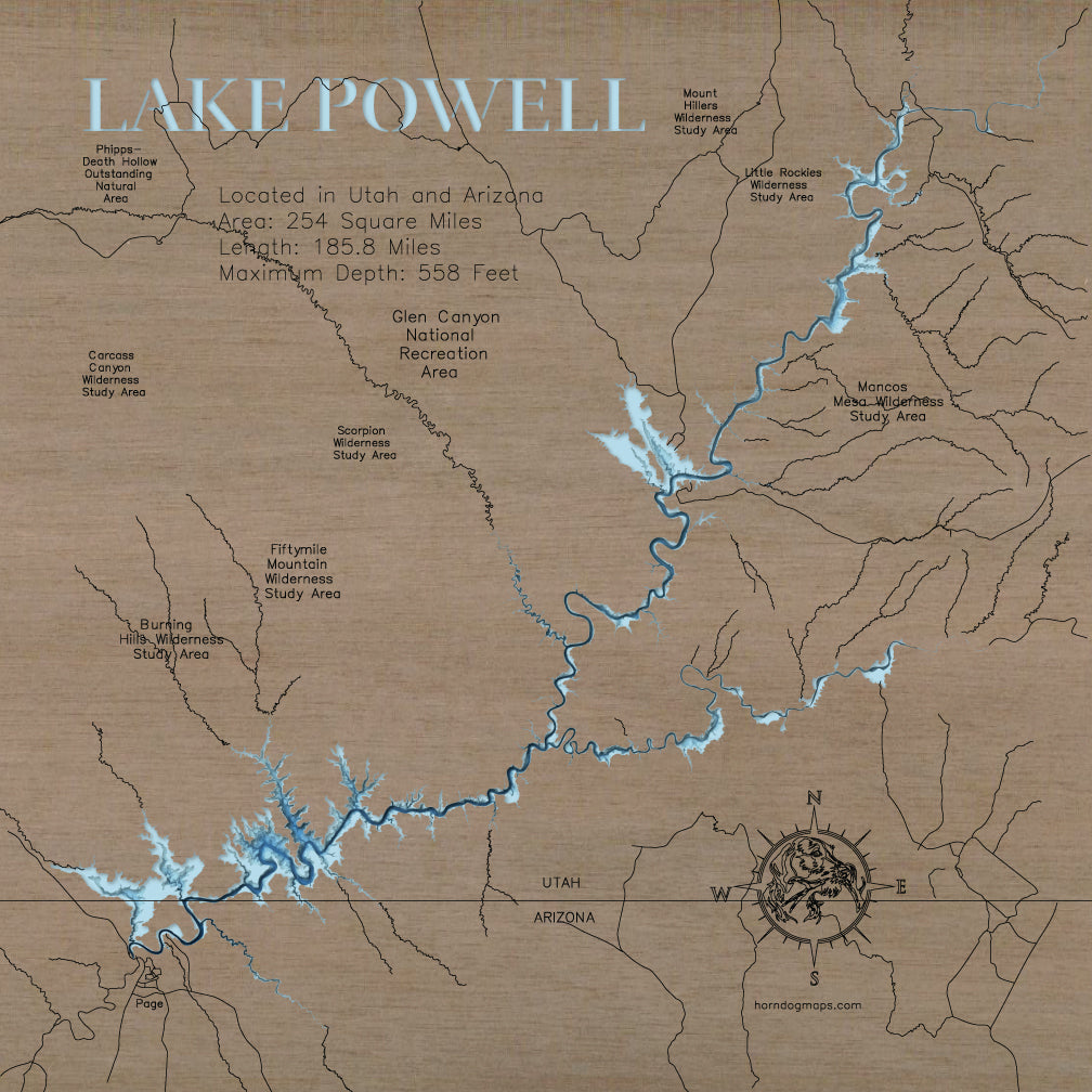 Lake Powell in Utah and Arizona