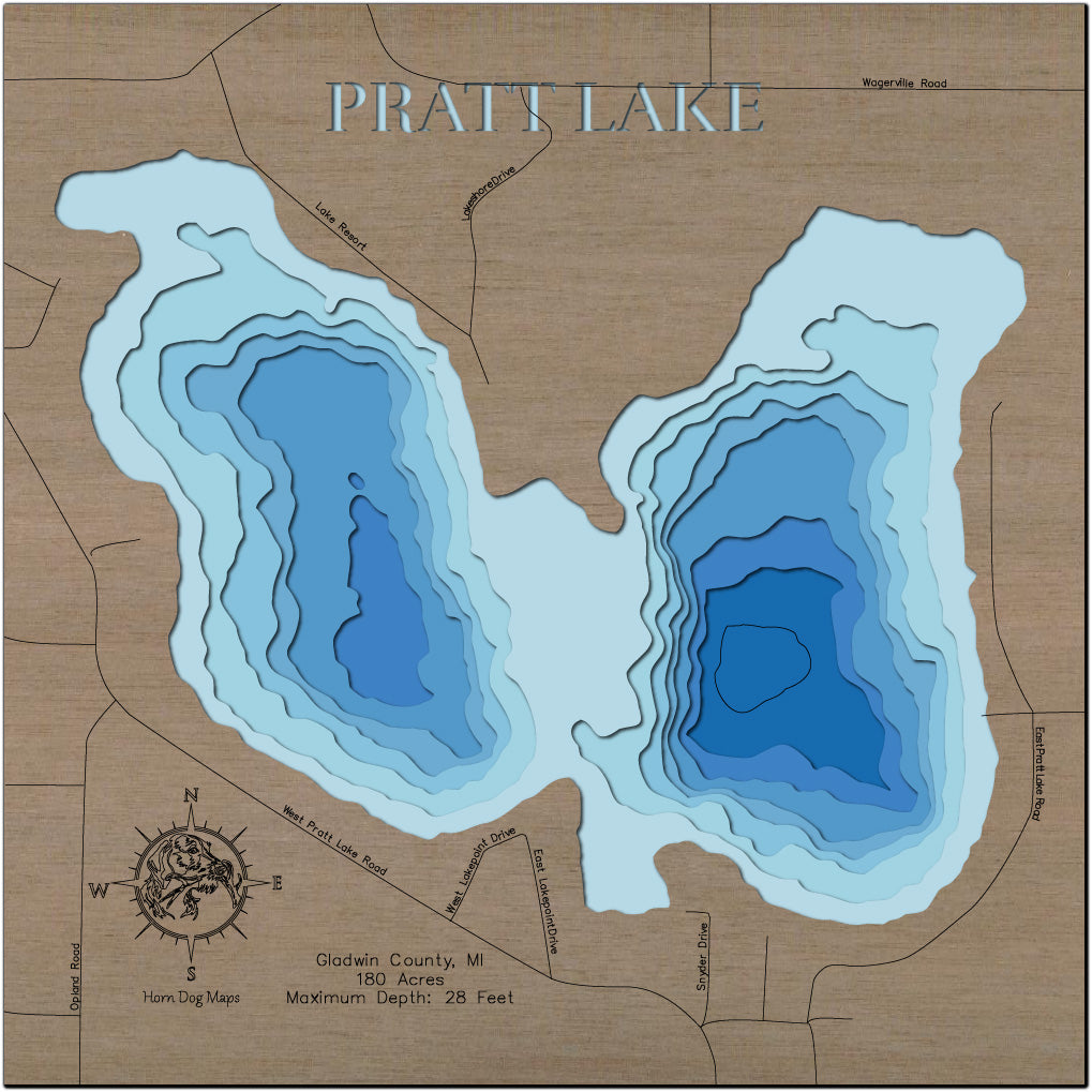 Pratt Lake in Gladwin County, MI