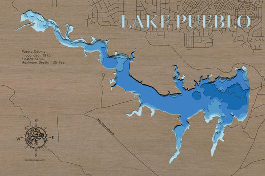 Lake Pueblo in Pueblo County, CO