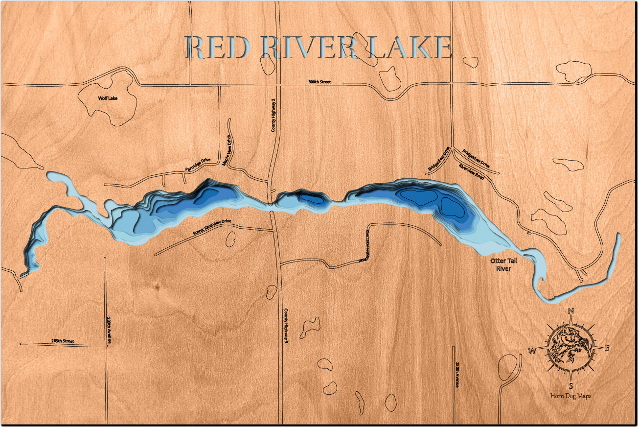 Red River Lake in Otter Tail County, MN