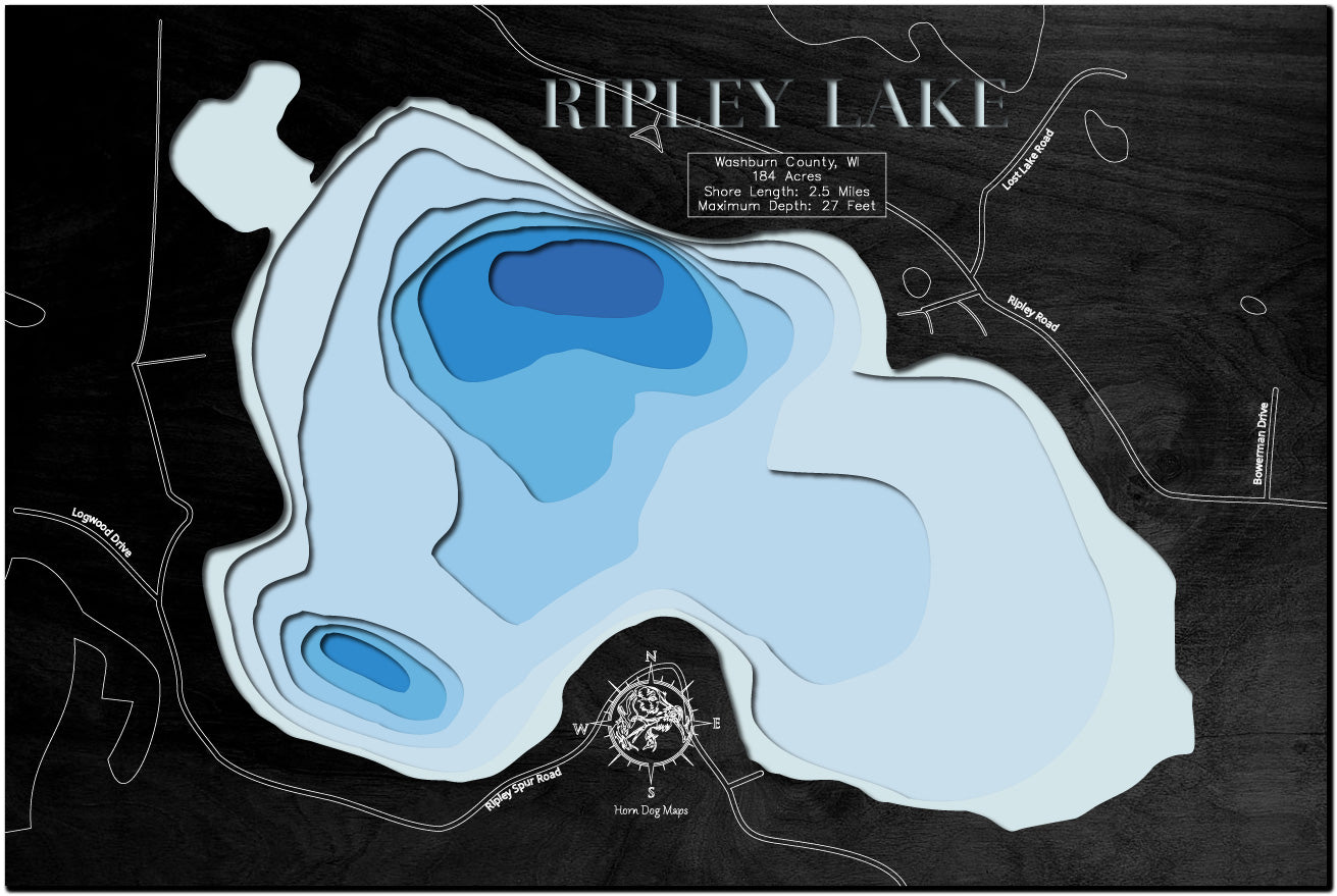 Ripley Lake in Washburn County, WI
