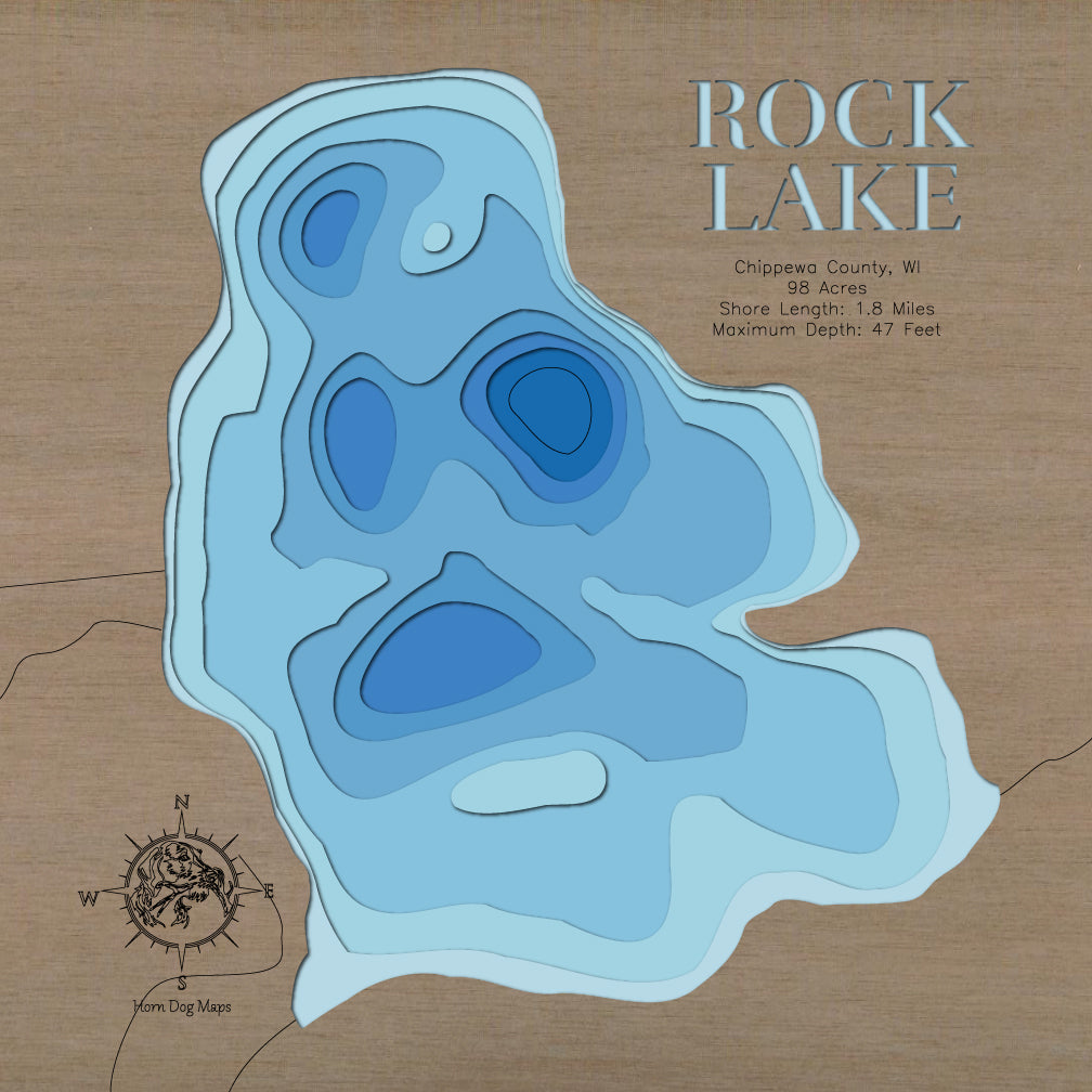 Rock Lake in Chippewa County, WI