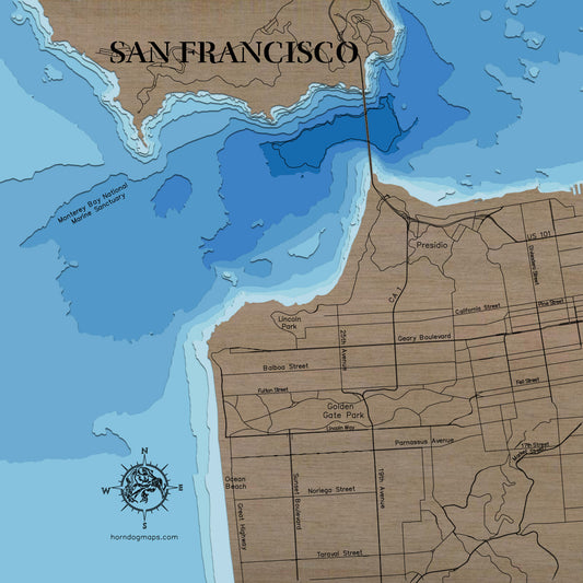 San Francisco Coastline in California