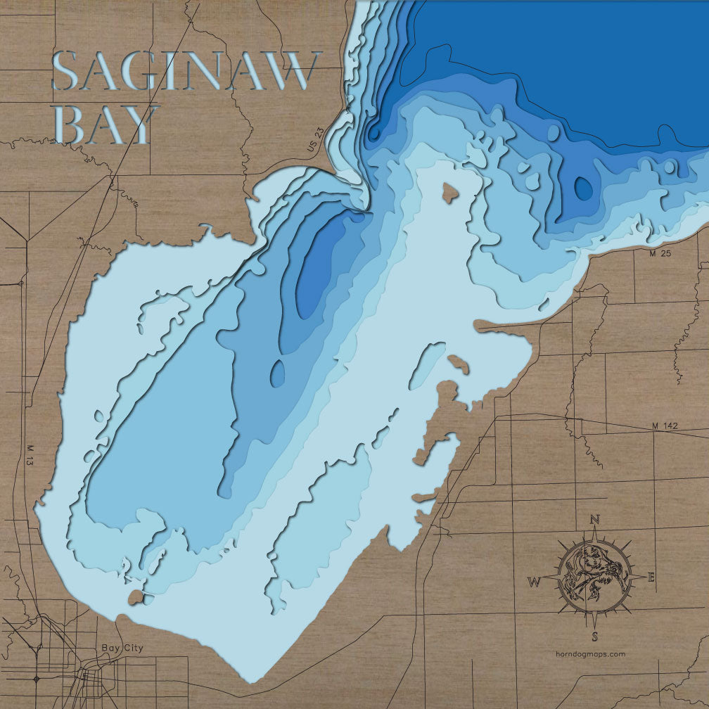 Saginaw Bay in Michigan