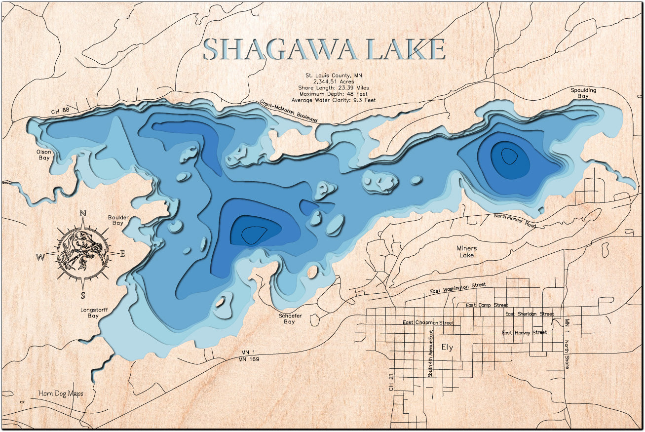 Shagawa Lake in St. Louis County, MN