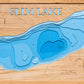 Slim Lake in Washburn County, WI