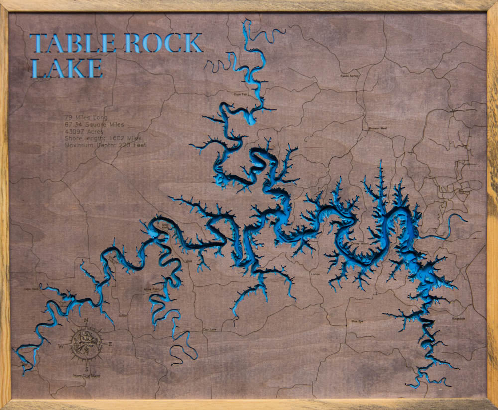 Table Rock Lake in Missouri and Arkansas