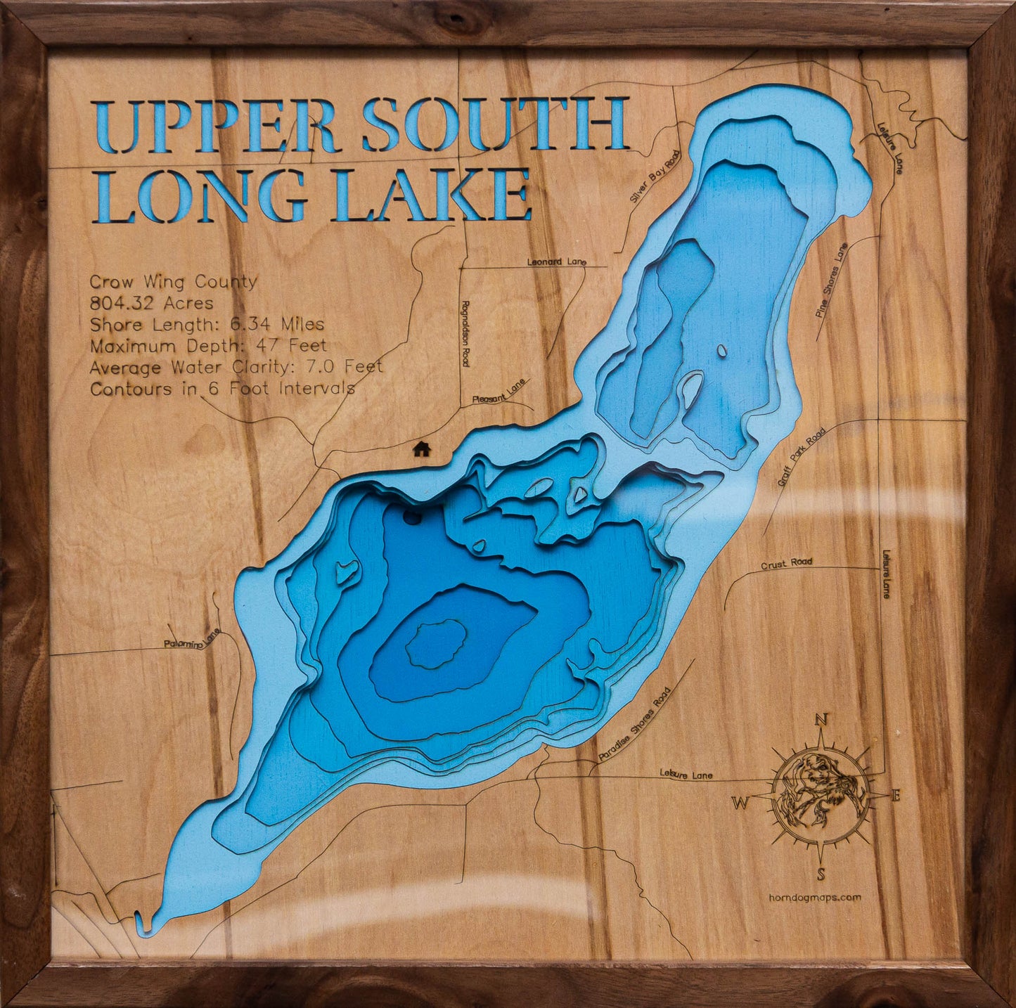 Upper South Long Lake  in Crow Wing County, MN