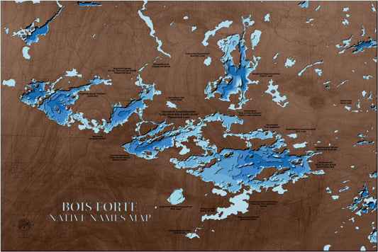 Bois Forte Native Names Map