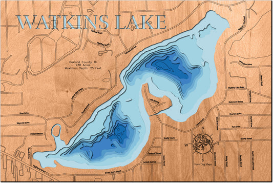 Watkins Lake in Oakland County, MI