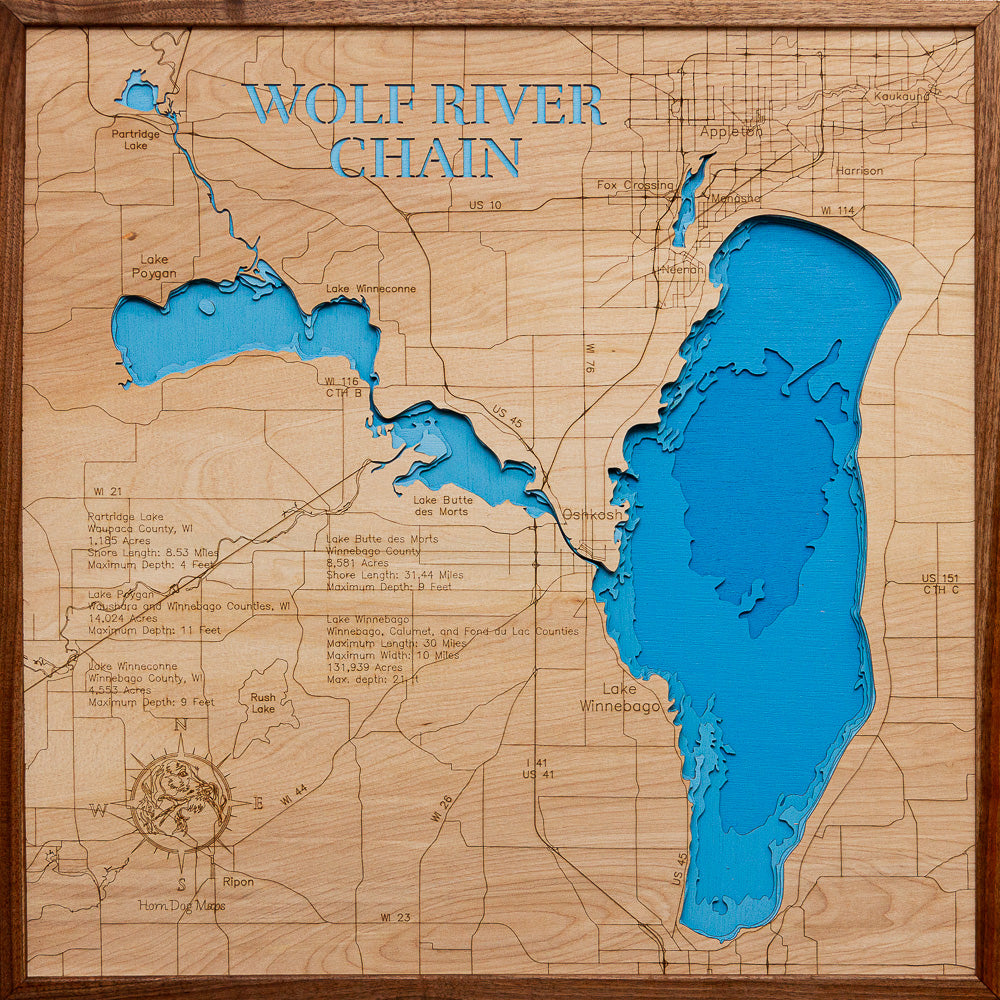 Winnebago/Wolf River Chain in Wisconsin